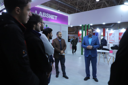 پاویون شبکه آزمایشگاهی کشور در سیزدهمین نمایشگاه تجهیزات «ایران‌ساخت» - روز چهارم