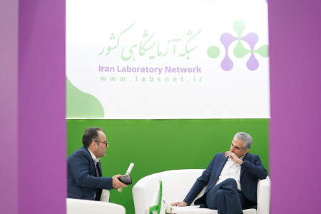 پاویون شبکه آزمایشگاهی کشور در سیزدهمین نمایشگاه تجهیزات «ایران‌ساخت» - روز دوم