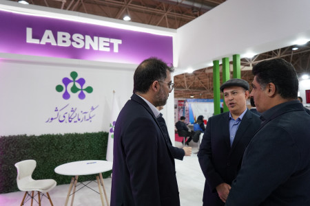 پاویون شبکه آزمایشگاهی کشور در سیزدهمین نمایشگاه تجهیزات «ایران‌ساخت» - روز دوم