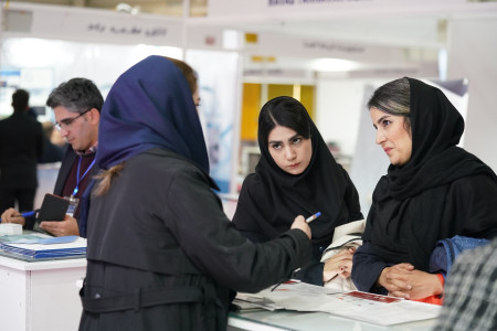 پاویون شبکه آزمایشگاهی کشور در سیزدهمین نمایشگاه تجهیزات «ایران‌ساخت» - روز دوم