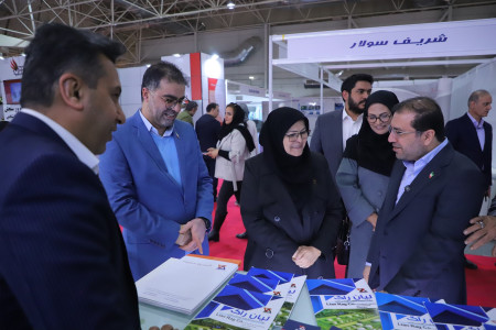 بازدید سرکار خانم دکتر انصاری معاون محترم رئیس جمهور و رئیس سازمان ملی استاندارد از پاویون شبکه آزمایشگاهی کشور در سیزدهمین نمایشگاه تجهیزات «ایران‌ساخت»