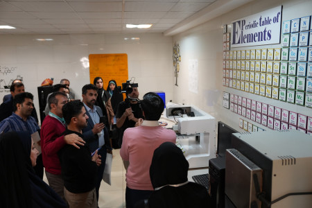 بازدید معلمین علوم تجربی پایه ابتدایی و مربیان پژوهش‌سراهای دانش‌آموزی از ظرفیت های آزمایشگاهی مستقر در سازمان پژوهش های علمی و صنعتی ایران