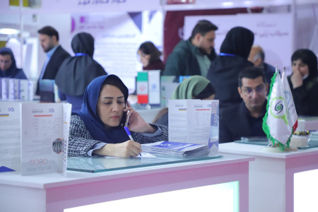 پاویون شبکه آزمایشگاهی کشور در سیزدهمین نمایشگاه تجهیزات «ایران‌ساخت» - روز چهارم