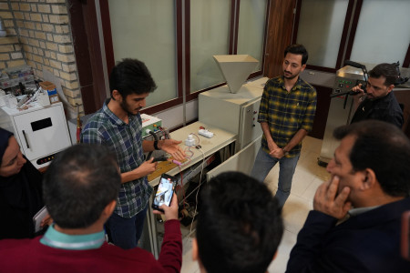 بازدید معلمین علوم تجربی پایه ابتدایی و مربیان پژوهش‌سراهای دانش‌آموزی از ظرفیت های آزمایشگاهی مستقر در سازمان پژوهش های علمی و صنعتی ایران