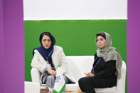 پاویون شبکه آزمایشگاهی کشور در سیزدهمین نمایشگاه تجهیزات «ایران‌ساخت» - روز اول