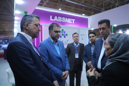 پاویون شبکه آزمایشگاهی کشور در سیزدهمین نمایشگاه تجهیزات «ایران‌ساخت» - روز سوم