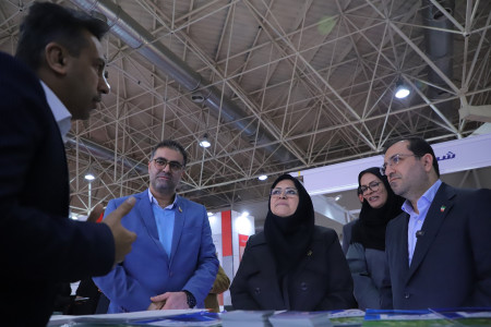 بازدید سرکار خانم دکتر انصاری معاون محترم رئیس جمهور و رئیس سازمان ملی استاندارد از پاویون شبکه آزمایشگاهی کشور در سیزدهمین نمایشگاه تجهیزات «ایران‌ساخت»