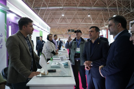 بازدید جناب آقای دکتر افشین معاون محترم علمی، فناوری و اقتصاد دانش بنیان ریاست جمهوری از پاویون شبکه آزمایشگاهی کشور در سیزدهمین نمایشگاه تجهیزات «ایران‌ساخت»
