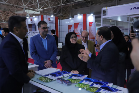 بازدید سرکار خانم دکتر انصاری معاون محترم رئیس جمهور و رئیس سازمان ملی استاندارد از پاویون شبکه آزمایشگاهی کشور در سیزدهمین نمایشگاه تجهیزات «ایران‌ساخت»