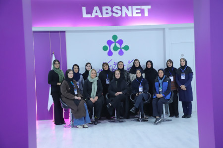 پاویون شبکه آزمایشگاهی کشور در سیزدهمین نمایشگاه تجهیزات «ایران‌ساخت» - روز چهارم