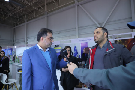 پاویون شبکه آزمایشگاهی کشور در سیزدهمین نمایشگاه تجهیزات «ایران‌ساخت» - روز سوم