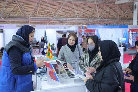 پاویون شبکه آزمایشگاهی کشور در سیزدهمین نمایشگاه تجهیزات «ایران‌ساخت» - روز چهارم