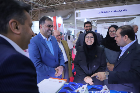 بازدید سرکار خانم دکتر انصاری معاون محترم رئیس جمهور و رئیس سازمان ملی استاندارد از پاویون شبکه آزمایشگاهی کشور در سیزدهمین نمایشگاه تجهیزات «ایران‌ساخت»