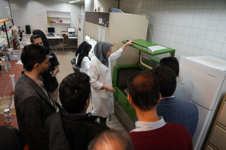 بازدید معلمین علوم تجربی پایه ابتدایی و مربیان پژوهش‌سراهای دانش‌آموزی از ظرفیت های آزمایشگاهی مستقر در سازمان پژوهش های علمی و صنعتی ایران