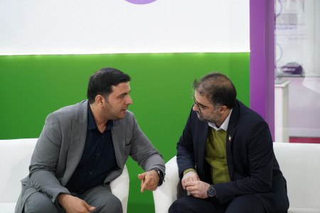 پاویون شبکه آزمایشگاهی کشور در سیزدهمین نمایشگاه تجهیزات «ایران‌ساخت» - روز دوم