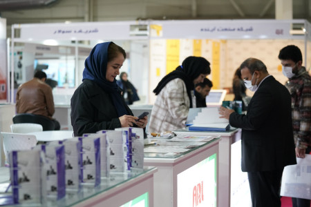 پاویون شبکه آزمایشگاهی کشور در سیزدهمین نمایشگاه تجهیزات «ایران‌ساخت» - روز دوم