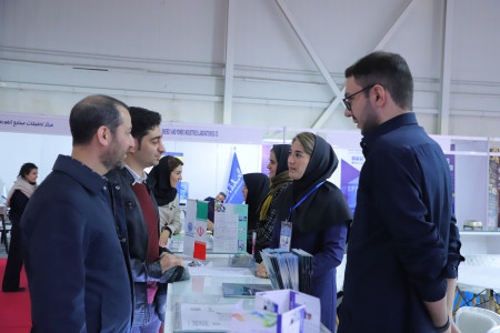پاویون شبکه آزمایشگاهی کشور در سیزدهمین نمایشگاه تجهیزات «ایران‌ساخت» - روز چهارم