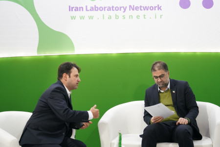 پاویون شبکه آزمایشگاهی کشور در سیزدهمین نمایشگاه تجهیزات «ایران‌ساخت» - روز دوم