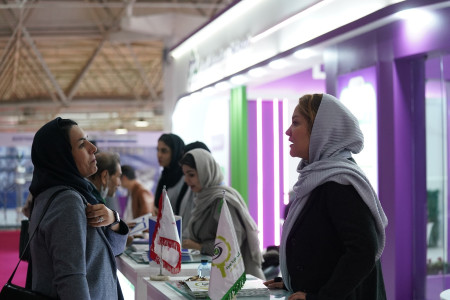 پاویون شبکه آزمایشگاهی کشور در سیزدهمین نمایشگاه تجهیزات «ایران‌ساخت» - روز دوم