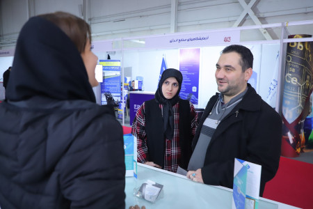 پاویون شبکه آزمایشگاهی کشور در سیزدهمین نمایشگاه تجهیزات «ایران‌ساخت» - روز چهارم