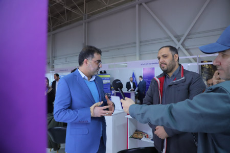 پاویون شبکه آزمایشگاهی کشور در سیزدهمین نمایشگاه تجهیزات «ایران‌ساخت» - روز سوم