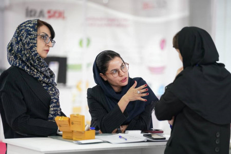 پاویون شبکه آزمایشگاهی کشور در سیزدهمین نمایشگاه تجهیزات «ایران‌ساخت» - روز دوم