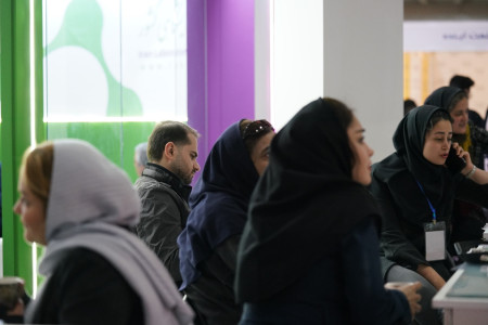 پاویون شبکه آزمایشگاهی کشور در سیزدهمین نمایشگاه تجهیزات «ایران‌ساخت» - روز دوم
