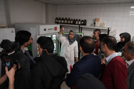 بازدید معلمین علوم تجربی پایه ابتدایی و مربیان پژوهش‌سراهای دانش‌آموزی از ظرفیت های آزمایشگاهی مستقر در سازمان پژوهش های علمی و صنعتی ایران