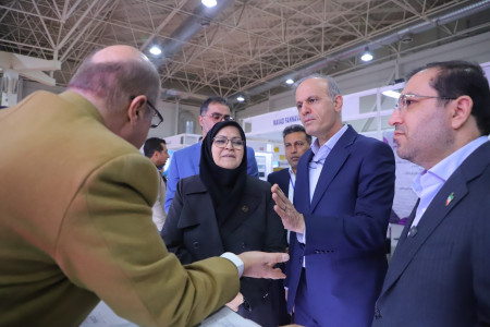 بازدید سرکار خانم دکتر انصاری معاون محترم رئیس جمهور و رئیس سازمان ملی استاندارد از پاویون شبکه آزمایشگاهی کشور در سیزدهمین نمایشگاه تجهیزات «ایران‌ساخت»