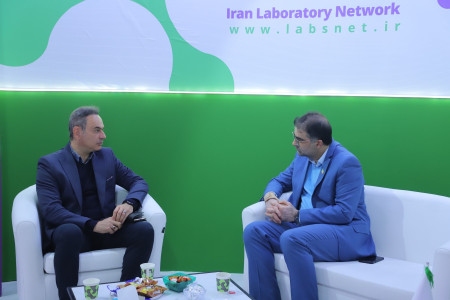 پاویون شبکه آزمایشگاهی کشور در سیزدهمین نمایشگاه تجهیزات «ایران‌ساخت» - روز سوم