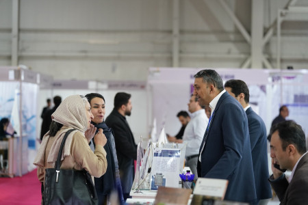 پاویون شبکه آزمایشگاهی کشور در سیزدهمین نمایشگاه تجهیزات «ایران‌ساخت» - روز دوم