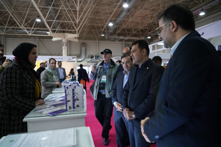 بازدید جناب آقای دکتر افشین معاون محترم علمی، فناوری و اقتصاد دانش بنیان ریاست جمهوری از پاویون شبکه آزمایشگاهی کشور در سیزدهمین نمایشگاه تجهیزات «ایران‌ساخت»