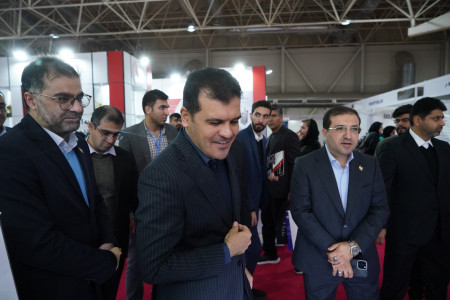 بازدید جناب آقای دکتر افشین معاون محترم علمی، فناوری و اقتصاد دانش بنیان ریاست جمهوری از پاویون شبکه آزمایشگاهی کشور در سیزدهمین نمایشگاه تجهیزات «ایران‌ساخت»