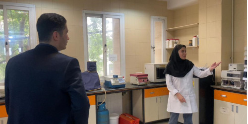 بازدید از مجموعه آزمایشگاه های فرا آزمون گلستان