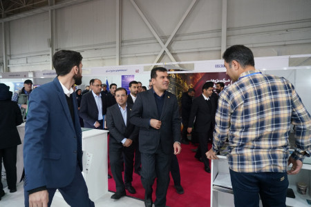 بازدید جناب آقای دکتر افشین معاون محترم علمی، فناوری و اقتصاد دانش بنیان ریاست جمهوری از پاویون شبکه آزمایشگاهی کشور در سیزدهمین نمایشگاه تجهیزات «ایران‌ساخت»