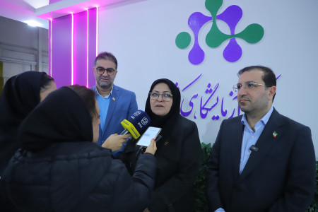 بازدید سرکار خانم دکتر انصاری معاون محترم رئیس جمهور و رئیس سازمان ملی استاندارد از پاویون شبکه آزمایشگاهی کشور در سیزدهمین نمایشگاه تجهیزات «ایران‌ساخت»