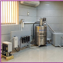 ارائه خدمات نیتروژن مایع در آزمایشگاه دانشگاه شهید چمران اهواز