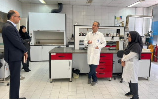 بازدید دبیر شبکه آزمایشگاهی کشور از موسسه پژوهشی علوم و صنایع غذایی